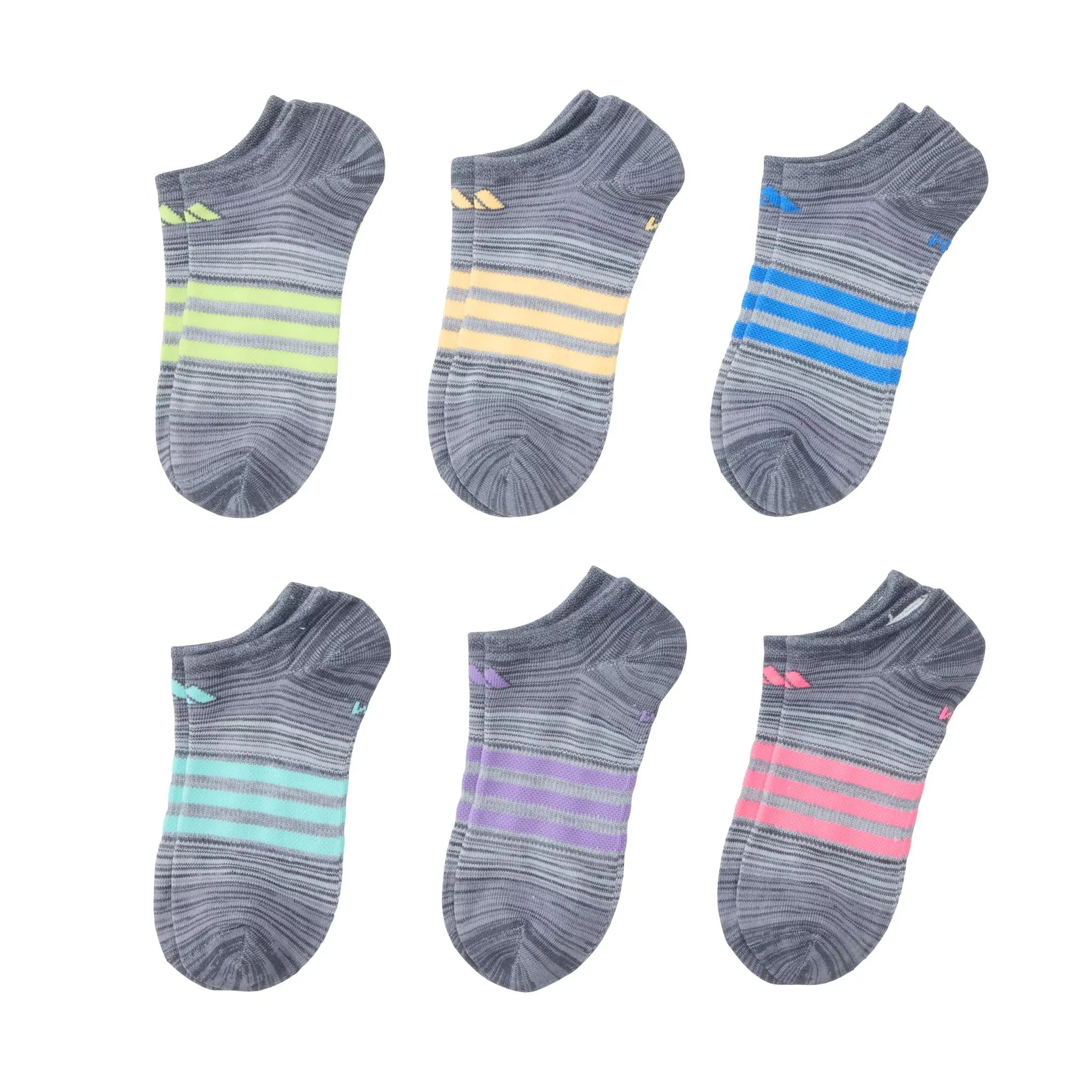 adidas Non-Show Girls 6 Pack adidas Superlite Socks