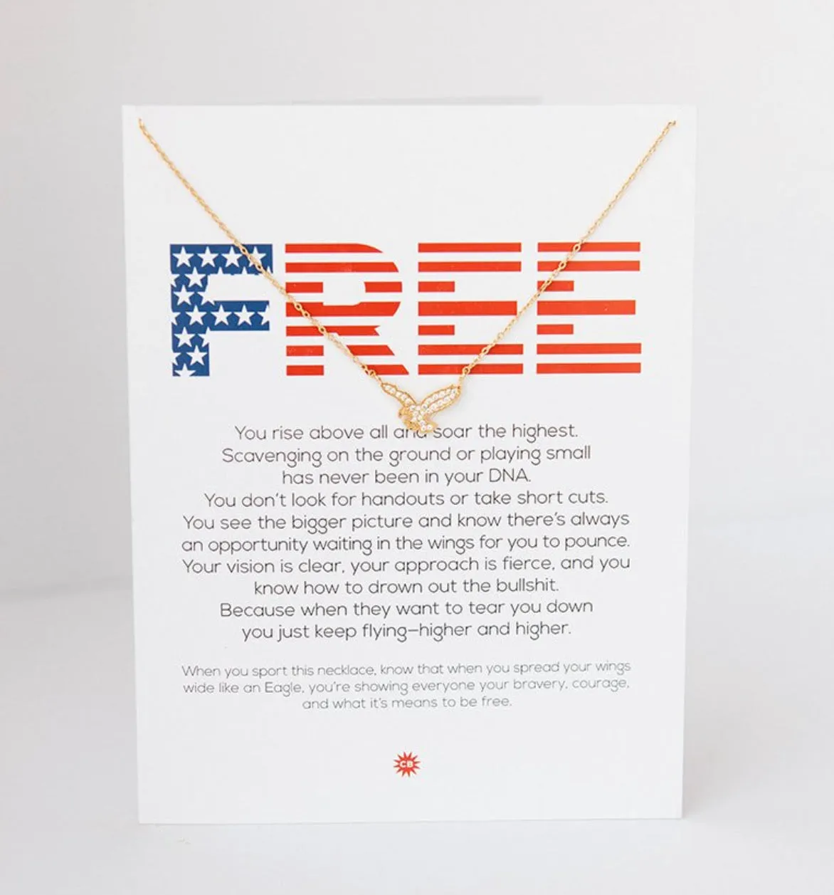 CheekyBoom Necklace Card