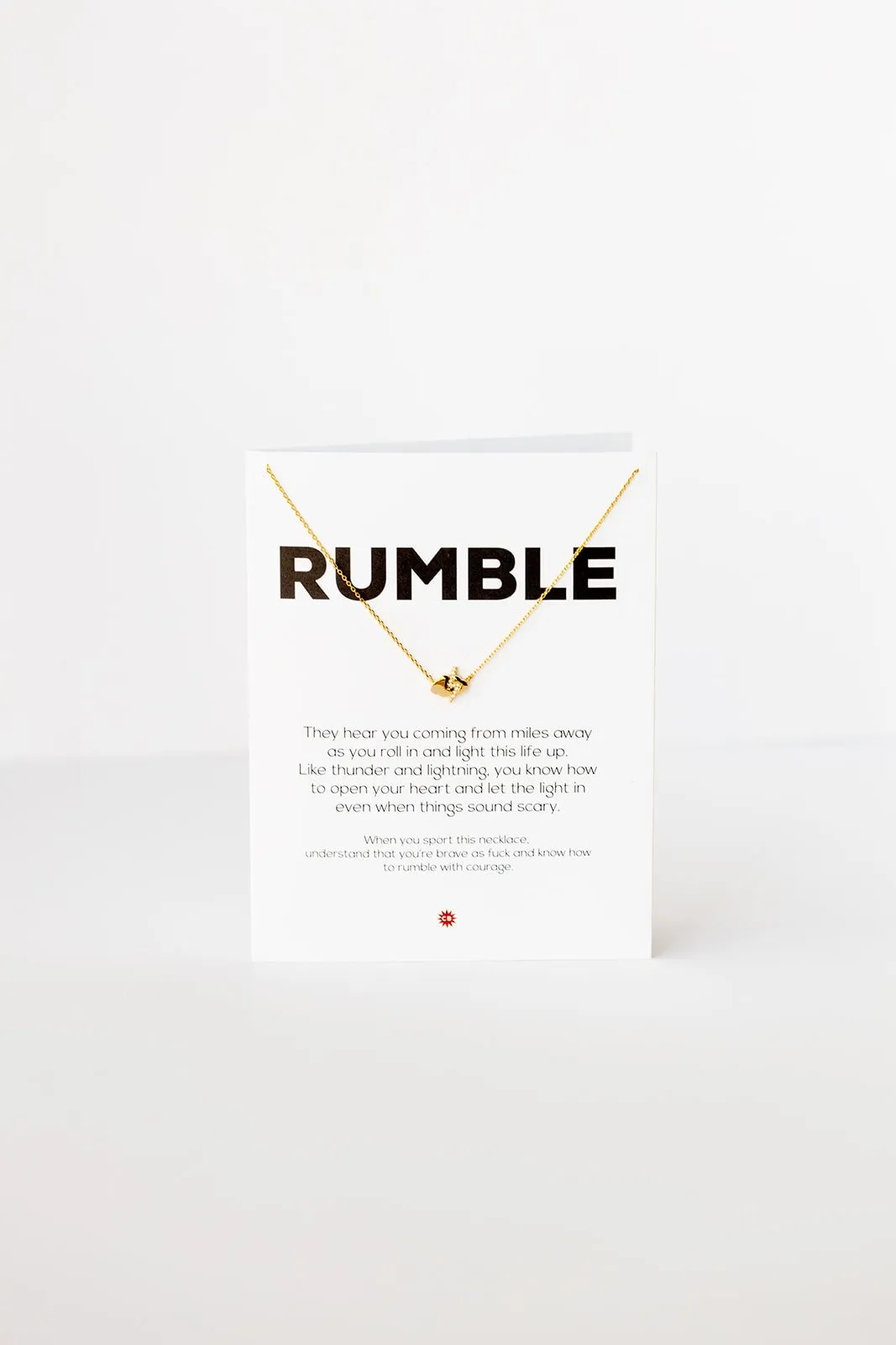 CheekyBoom Necklace Card
