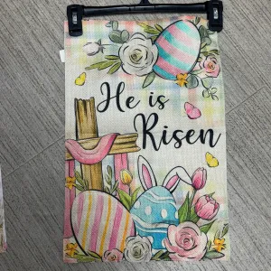 Easter Festive Garden Flag  Flag Stand
