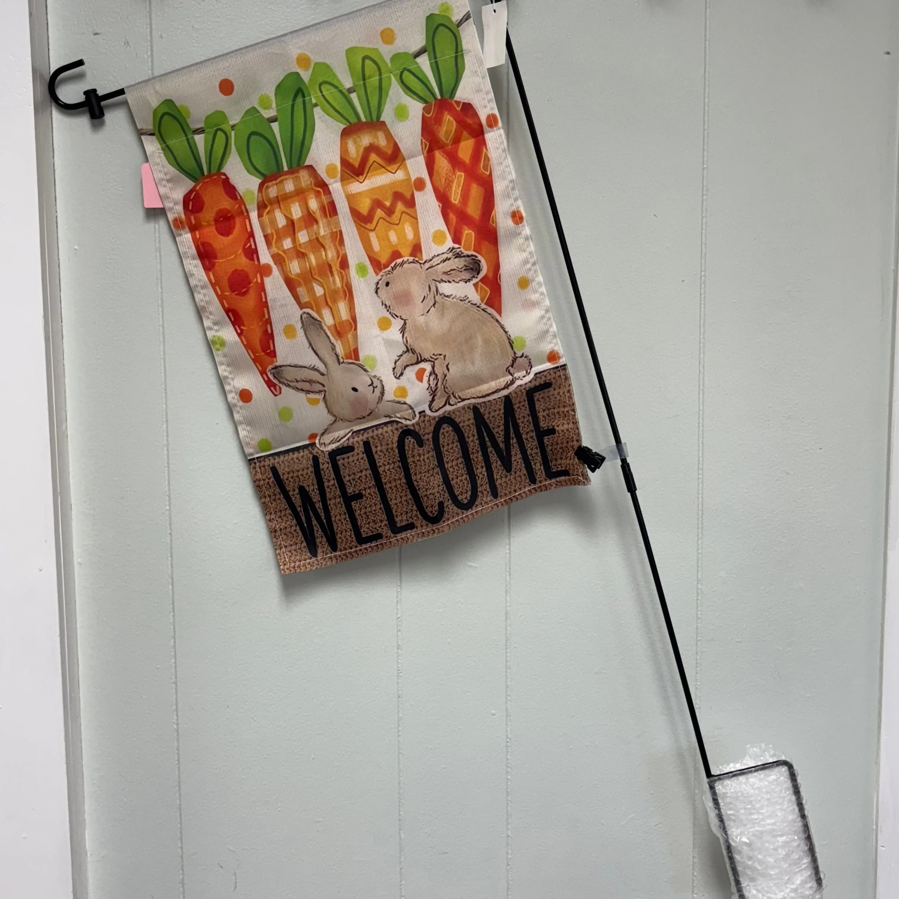 Easter Festive Garden Flag  Flag Stand