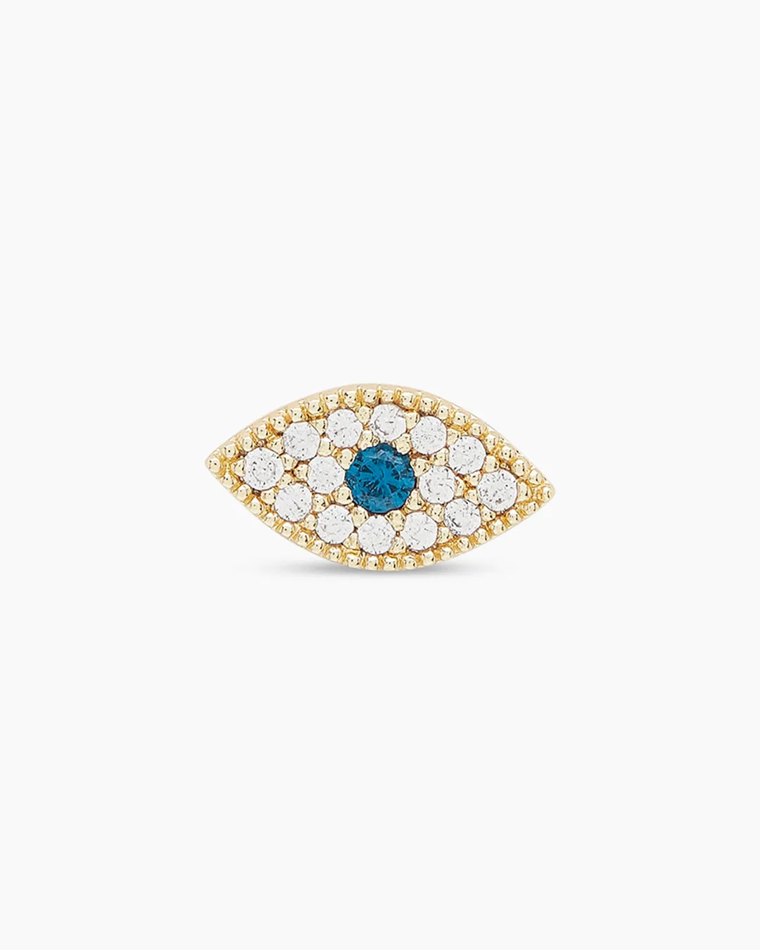 Evil Eye Charm Stud