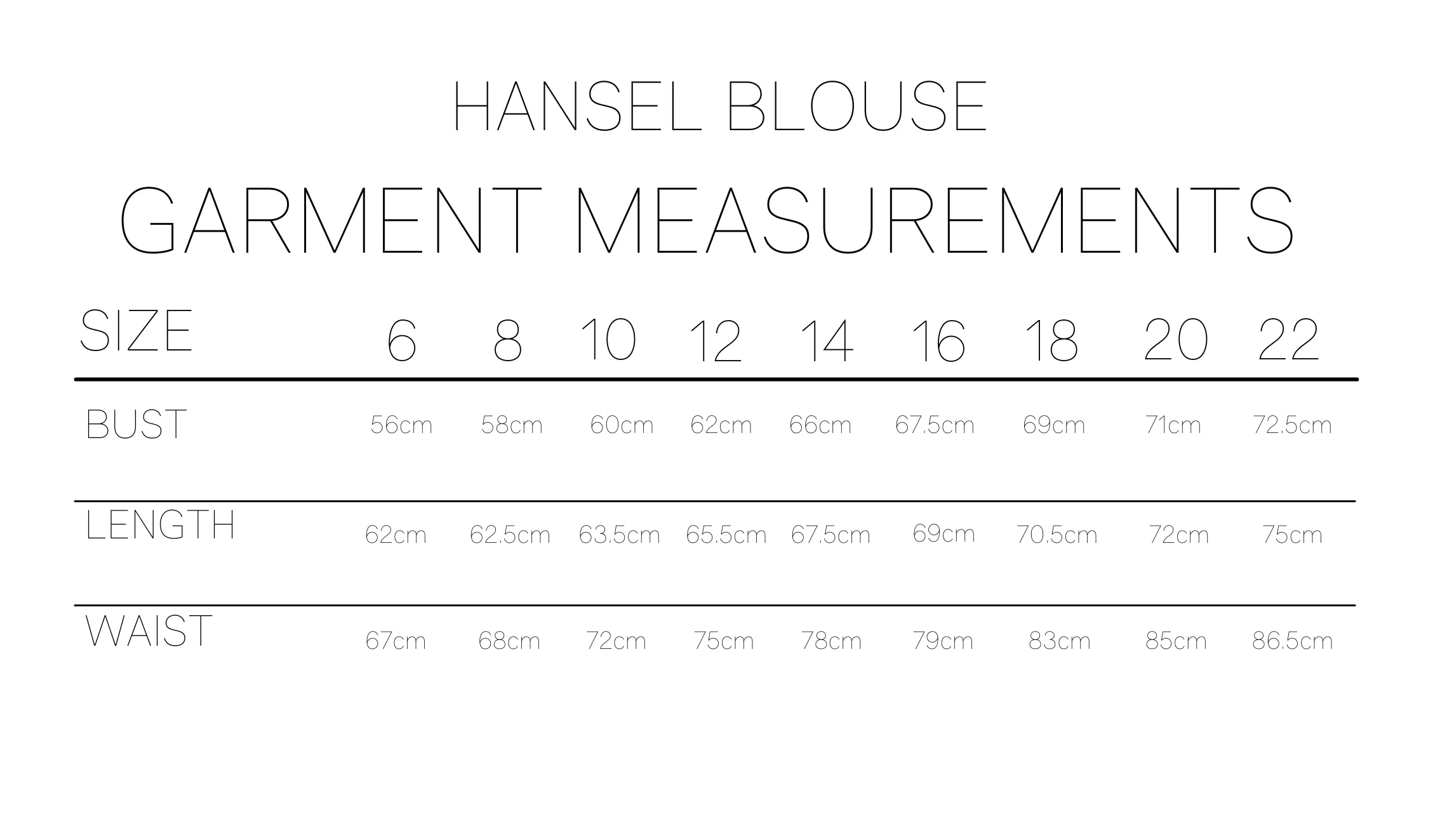 HANSEL BLOUSE- BLACK
