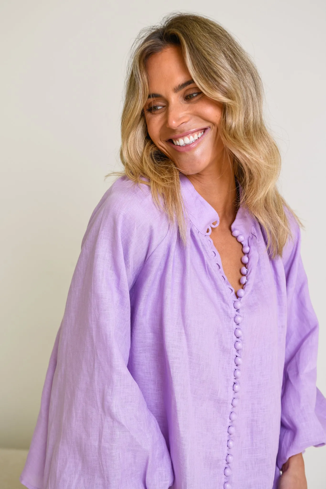 HANSEL BLOUSE- LILAC