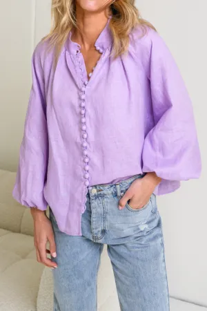 HANSEL BLOUSE- LILAC