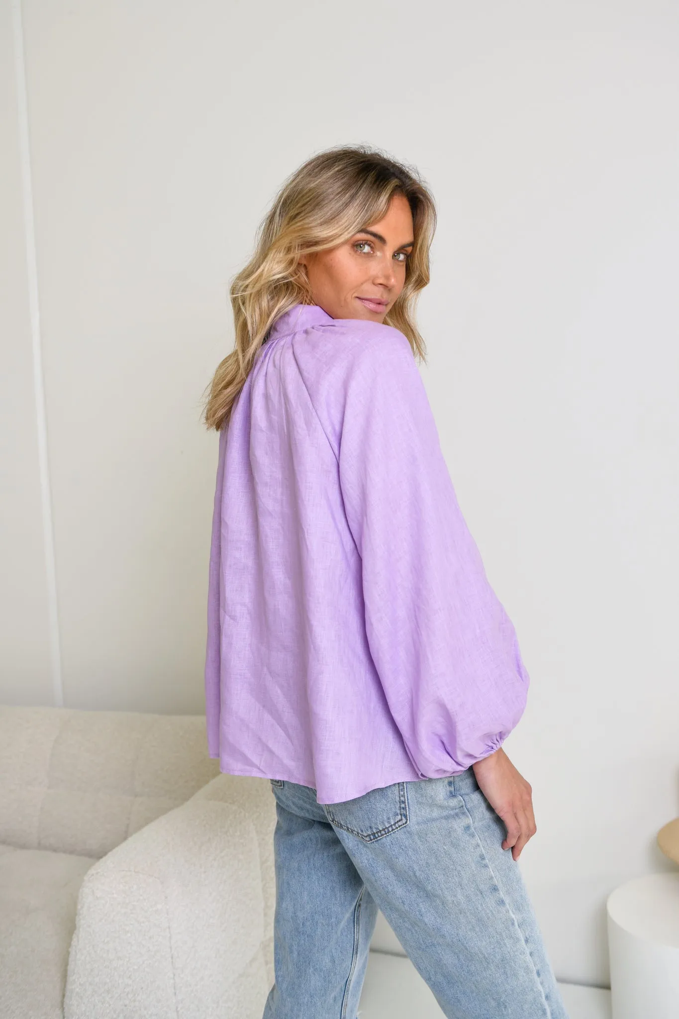 HANSEL BLOUSE- LILAC