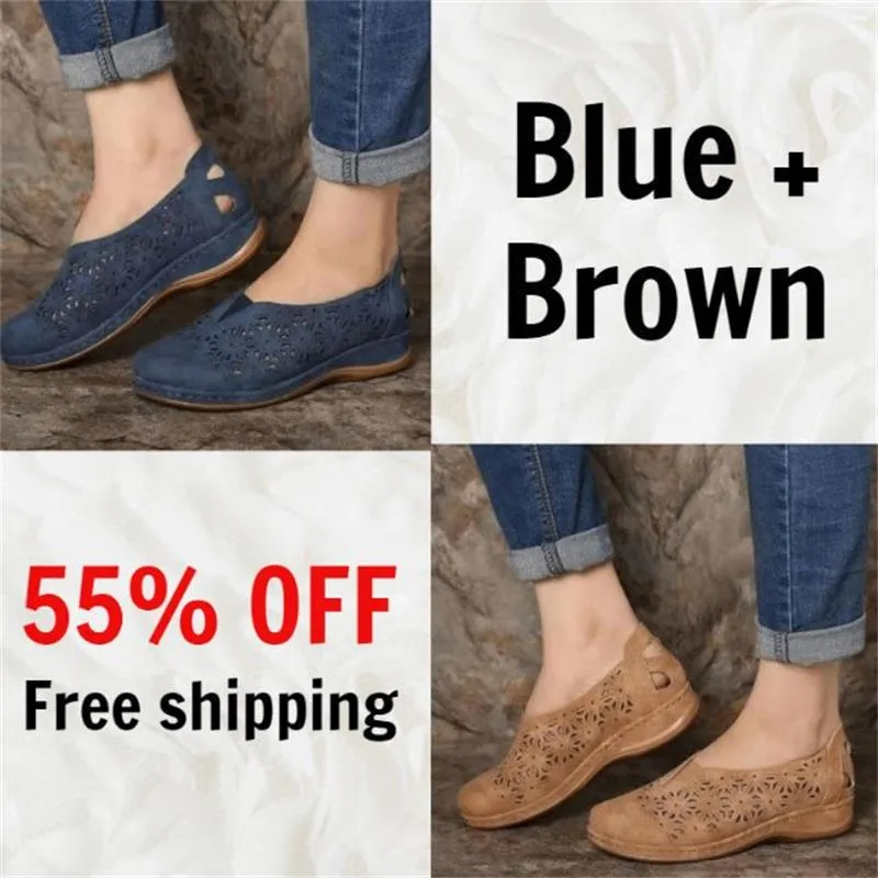 Hollow Wedge Elastic Orthopedic Shoes