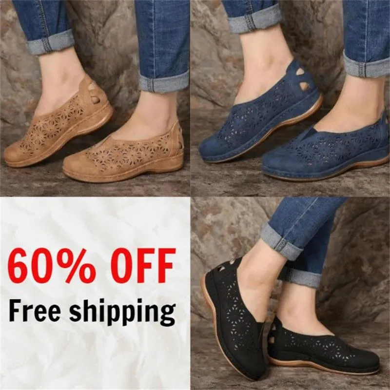 Hollow Wedge Elastic Orthopedic Shoes
