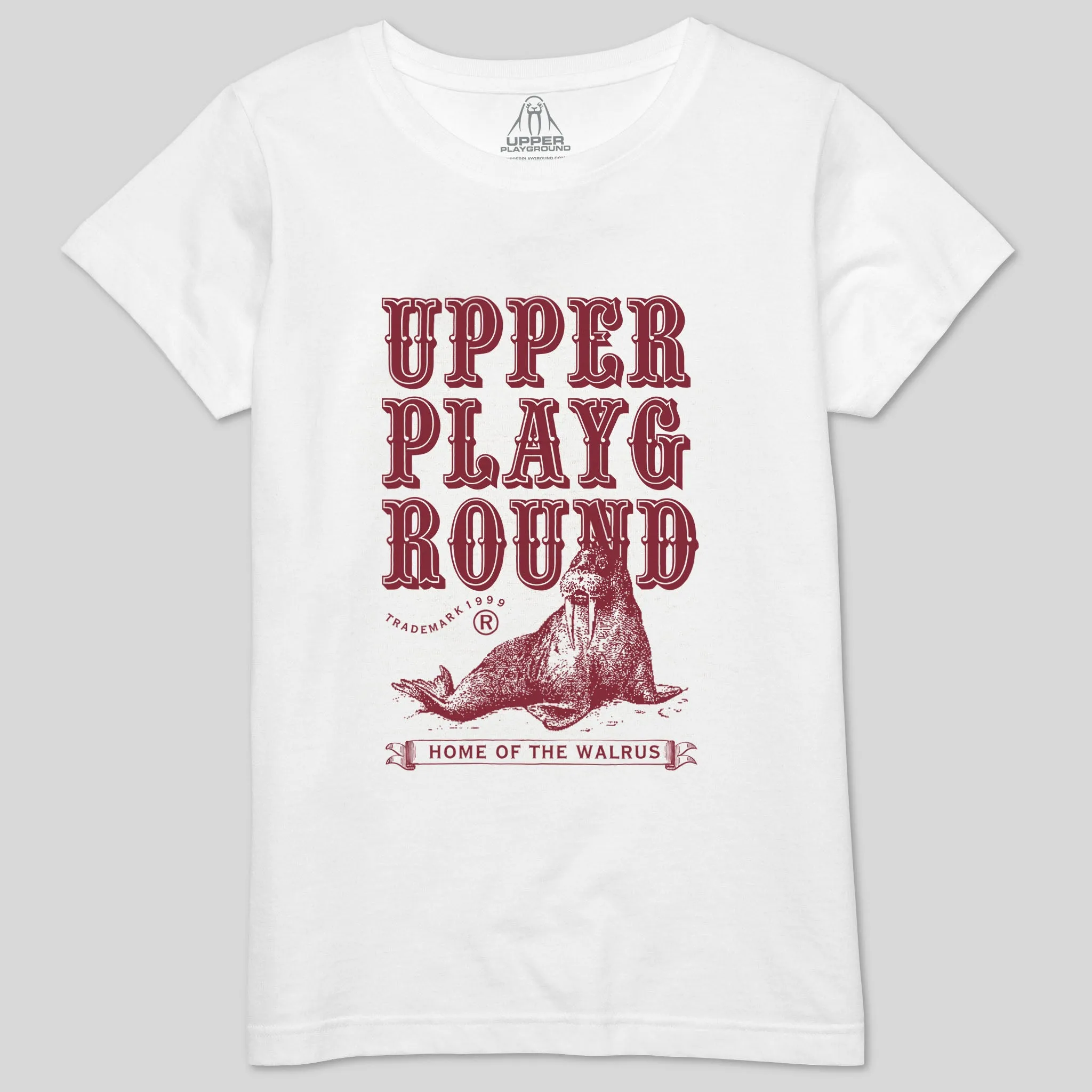 HOME OF THE WALRUS WOMEN'S CREW TEE