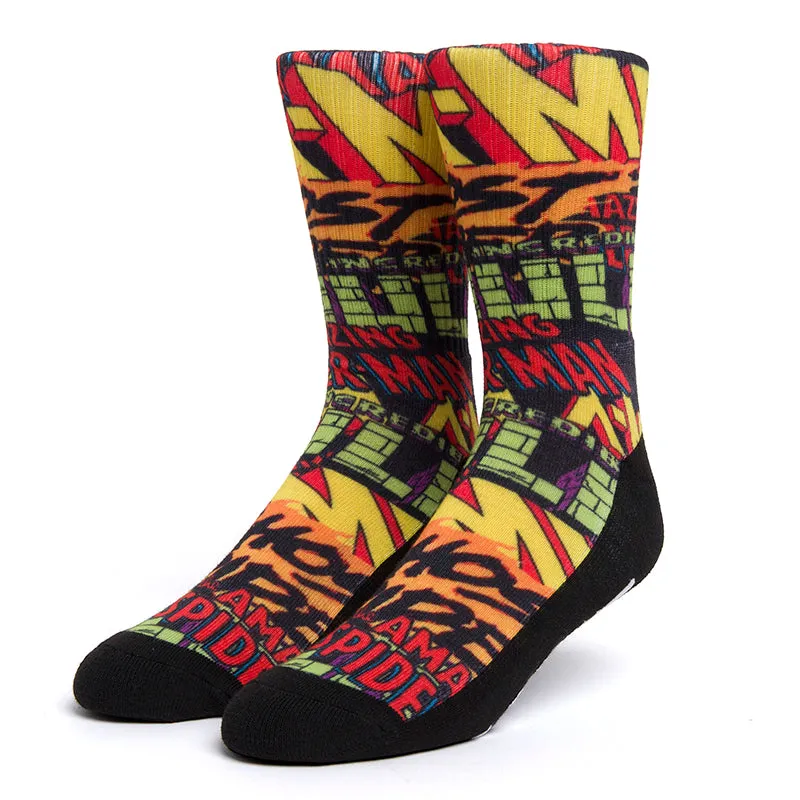 HUF X MARVEL LOGOS SOCKS