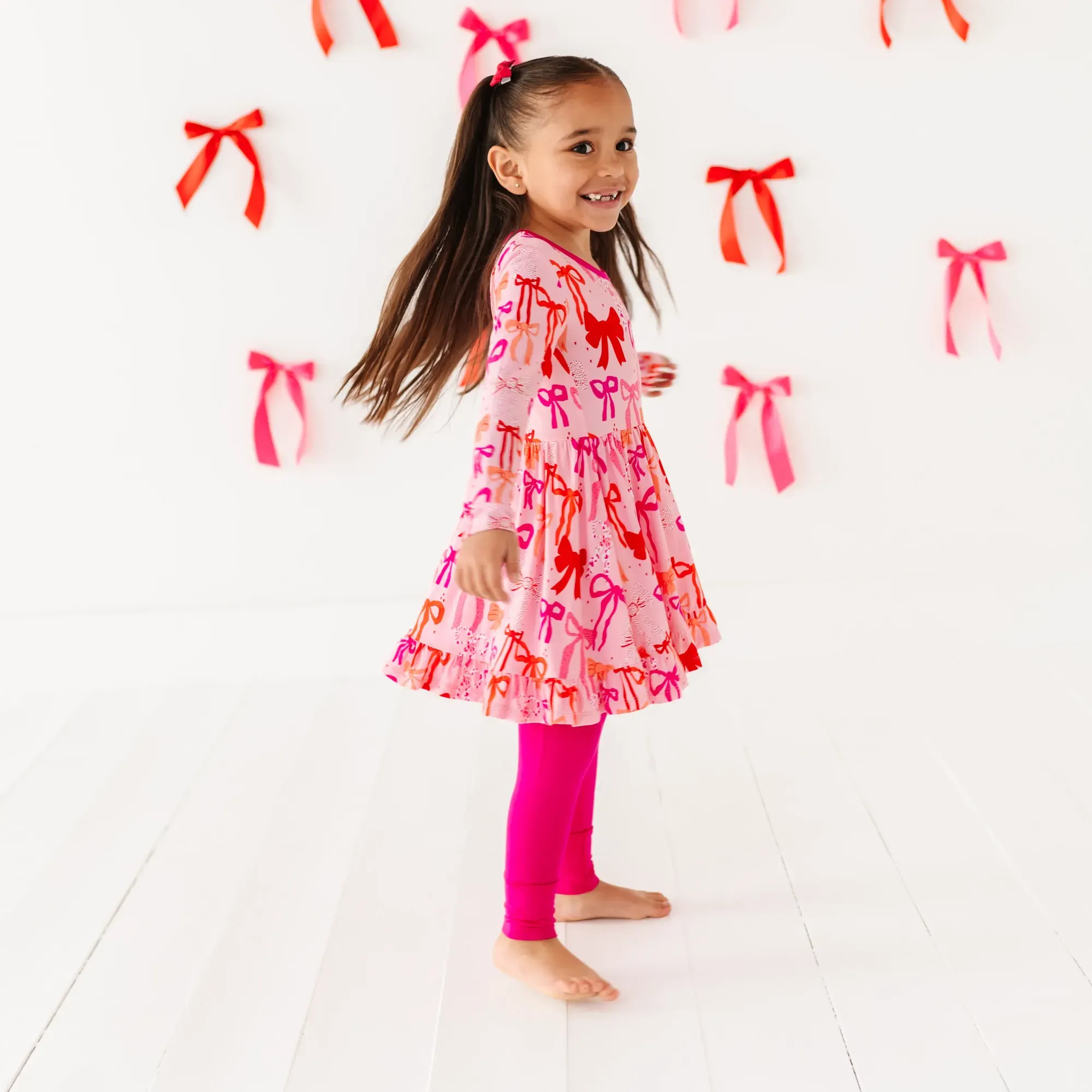Little Bow Sleep Peplum Set