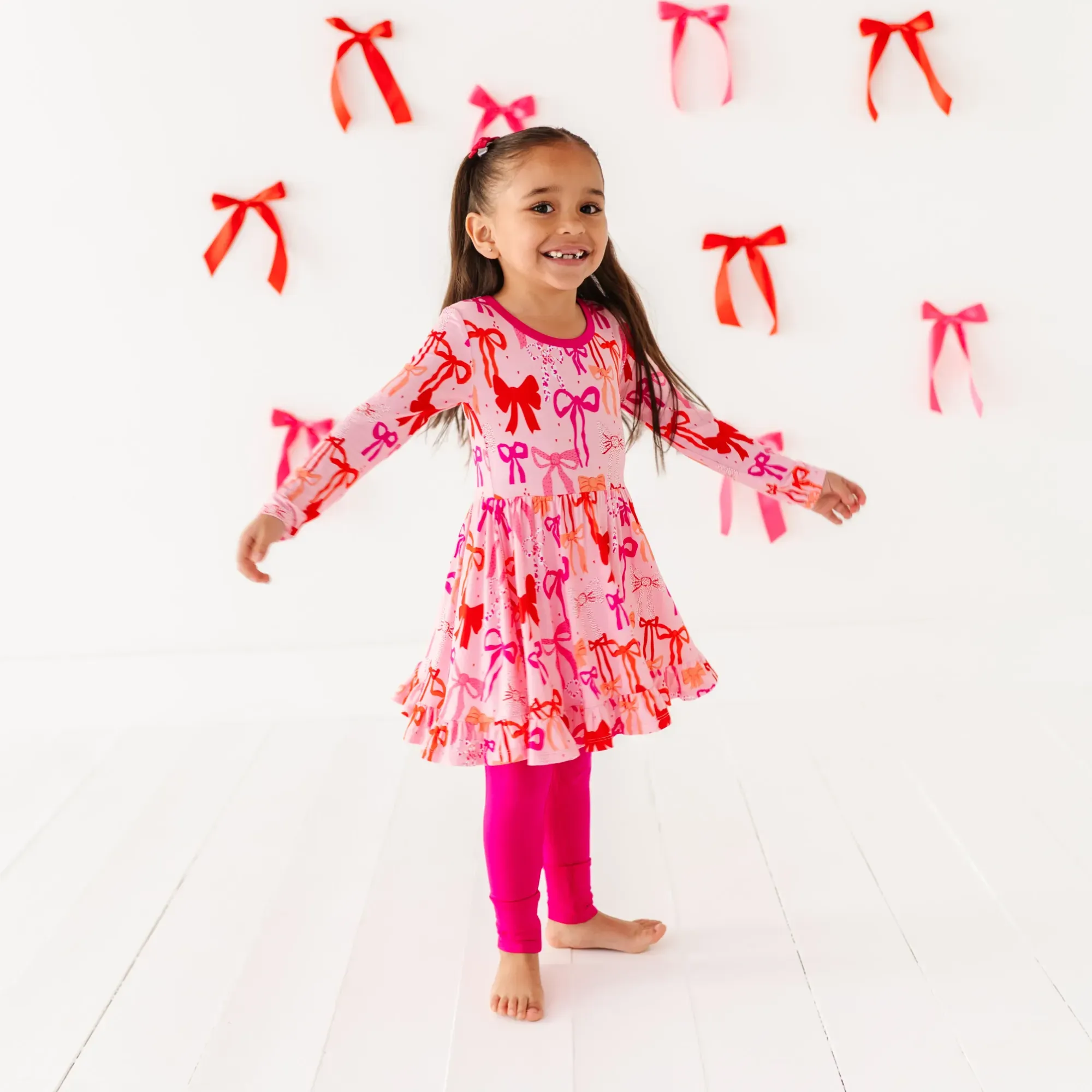Little Bow Sleep Peplum Set