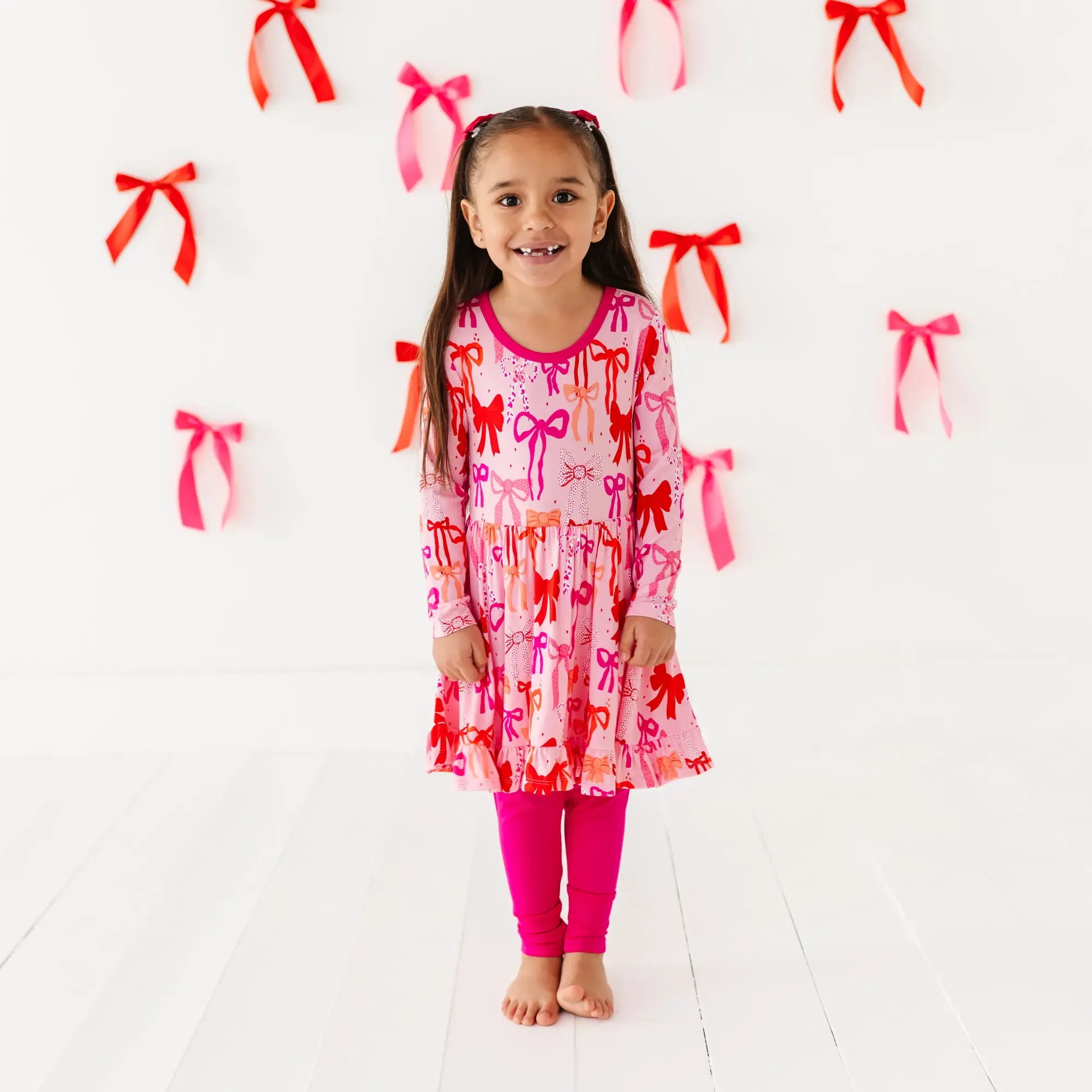 Little Bow Sleep Peplum Set