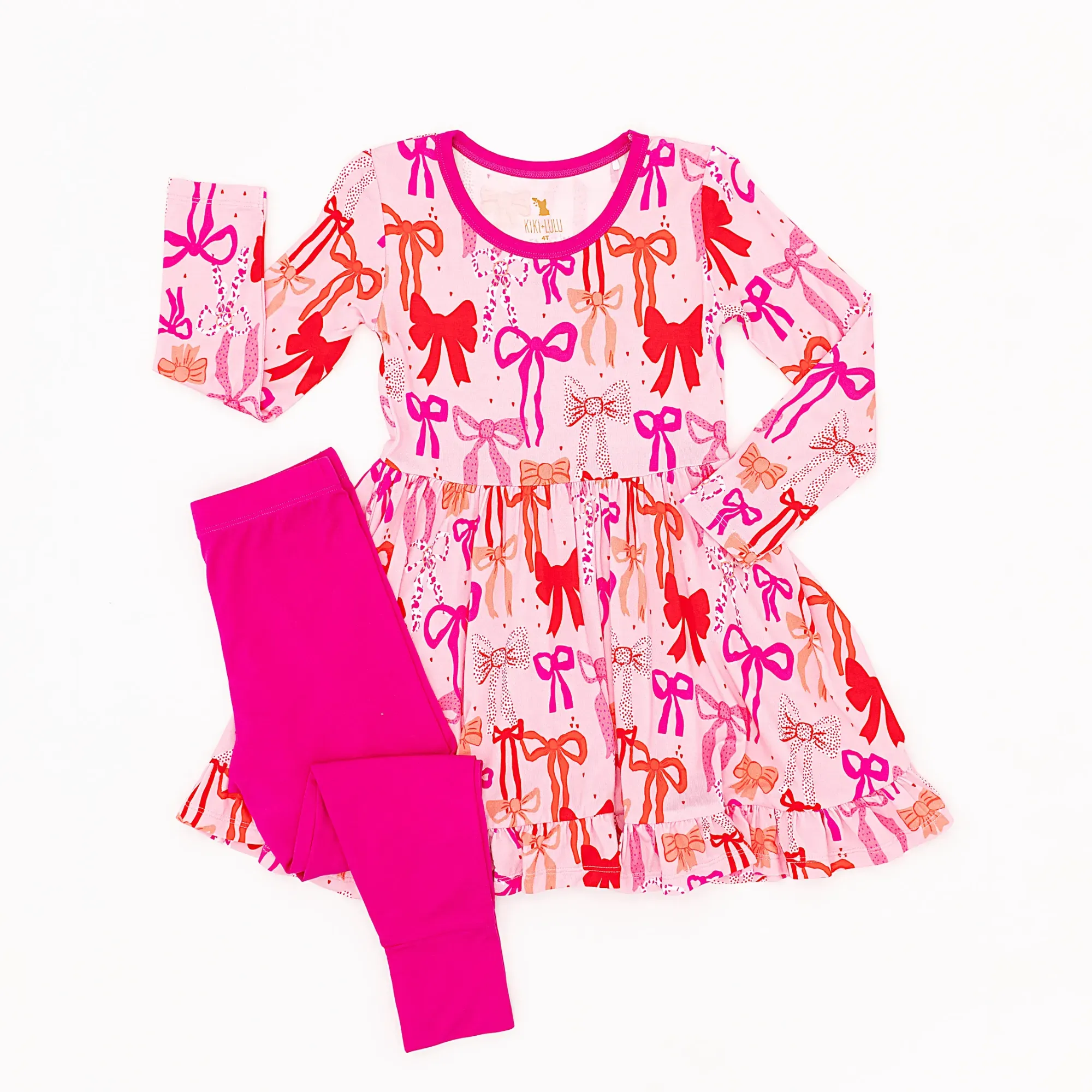 Little Bow Sleep Peplum Set