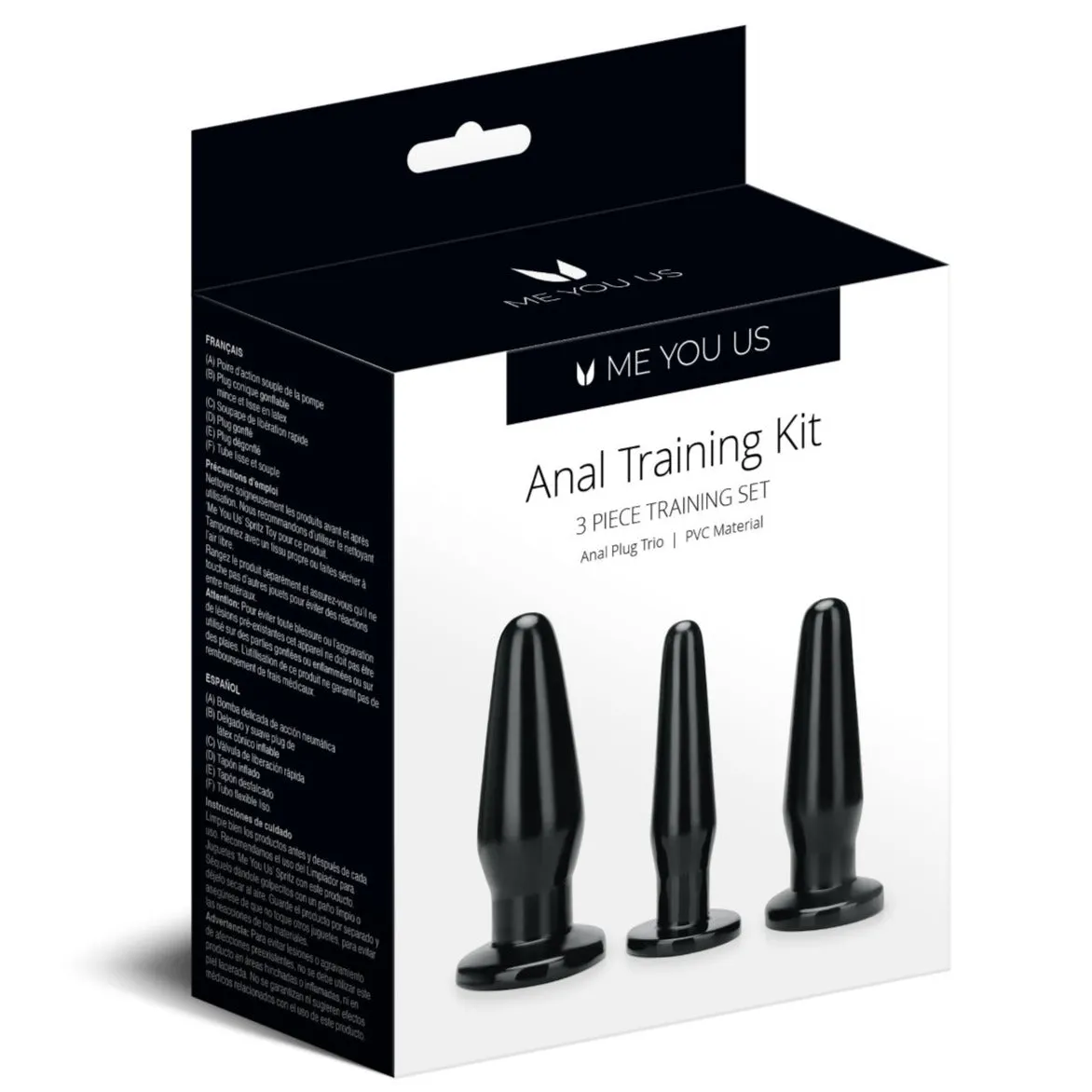 Me You Us Butt Plug Anal Training Set 3 Pieces
