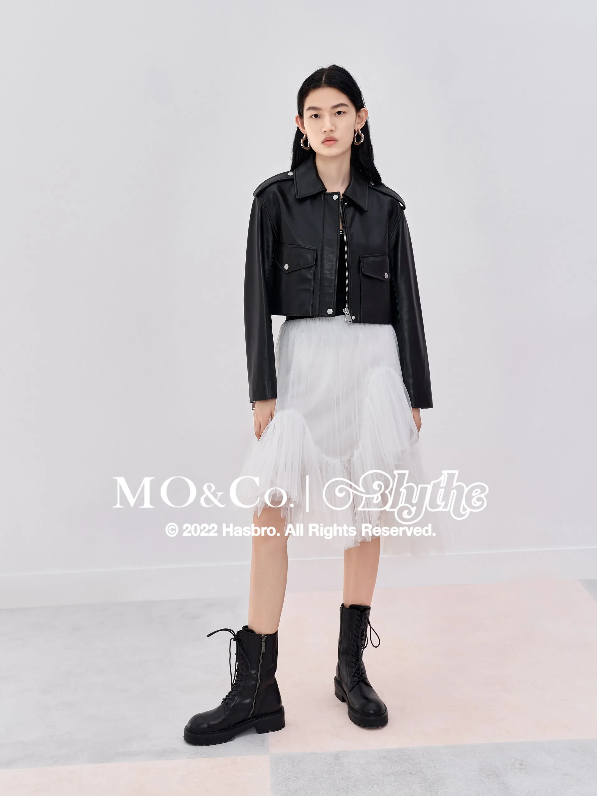 MO&Co.｜Blythe Collaboration Irregular Elastic Skirt
