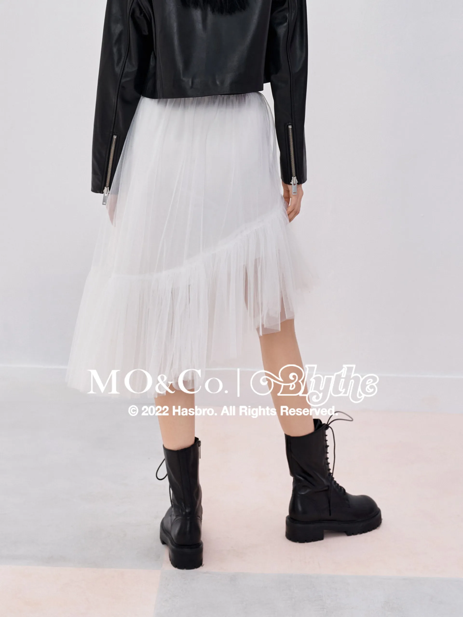 MO&Co.｜Blythe Collaboration Irregular Elastic Skirt
