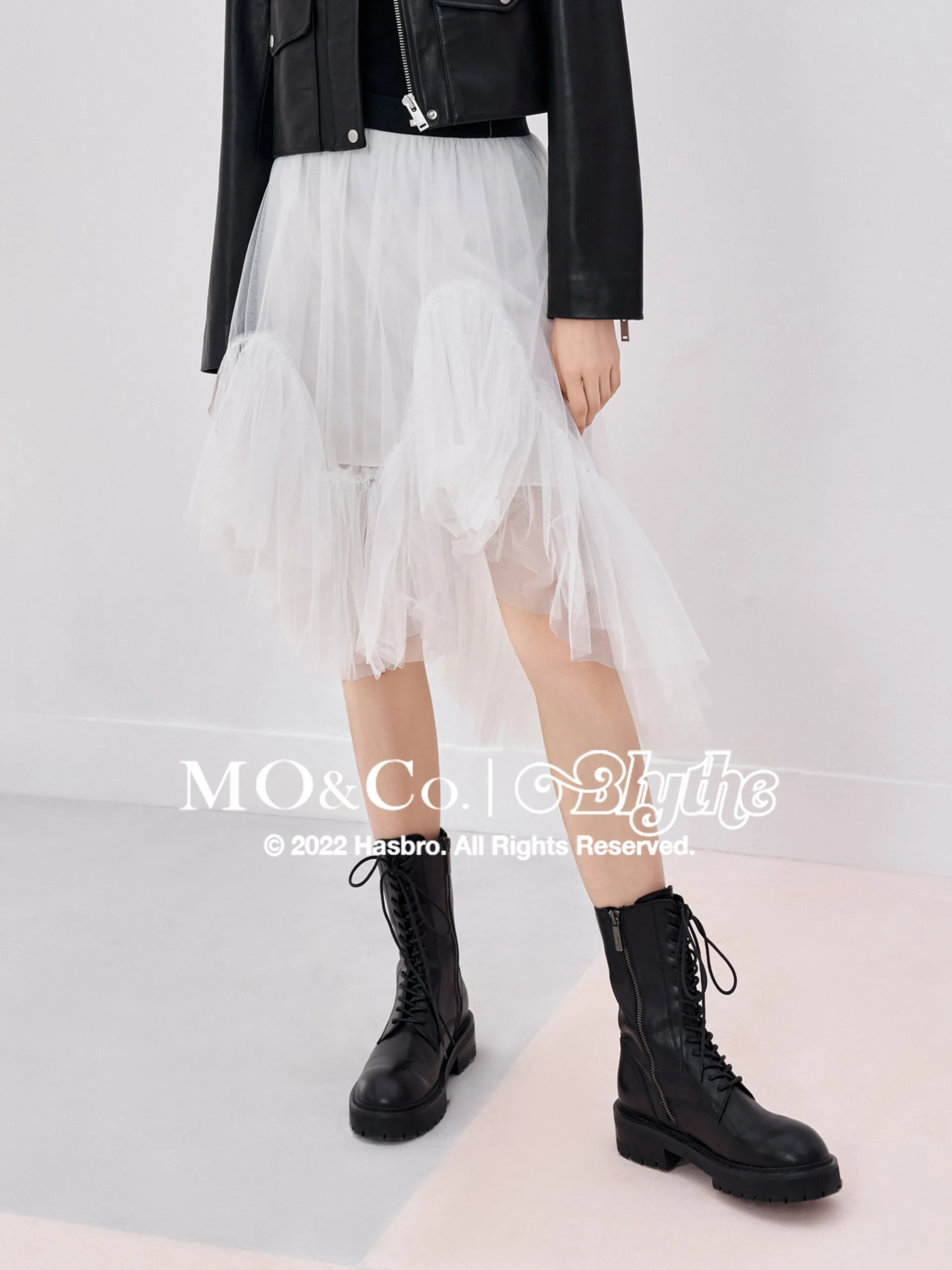 MO&Co.｜Blythe Collaboration Irregular Elastic Skirt