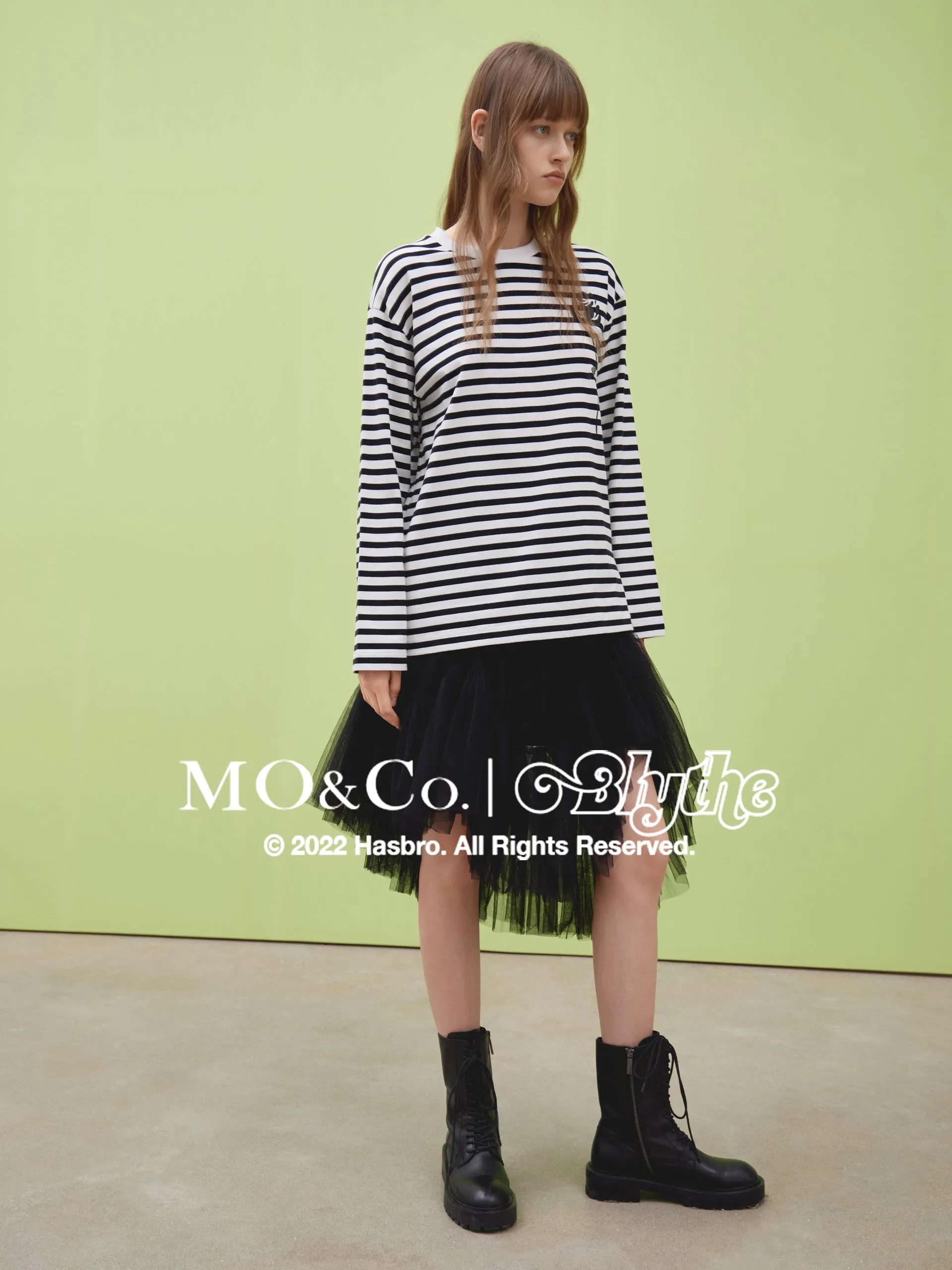 MO&Co.｜Blythe Collaboration Irregular Elastic Skirt