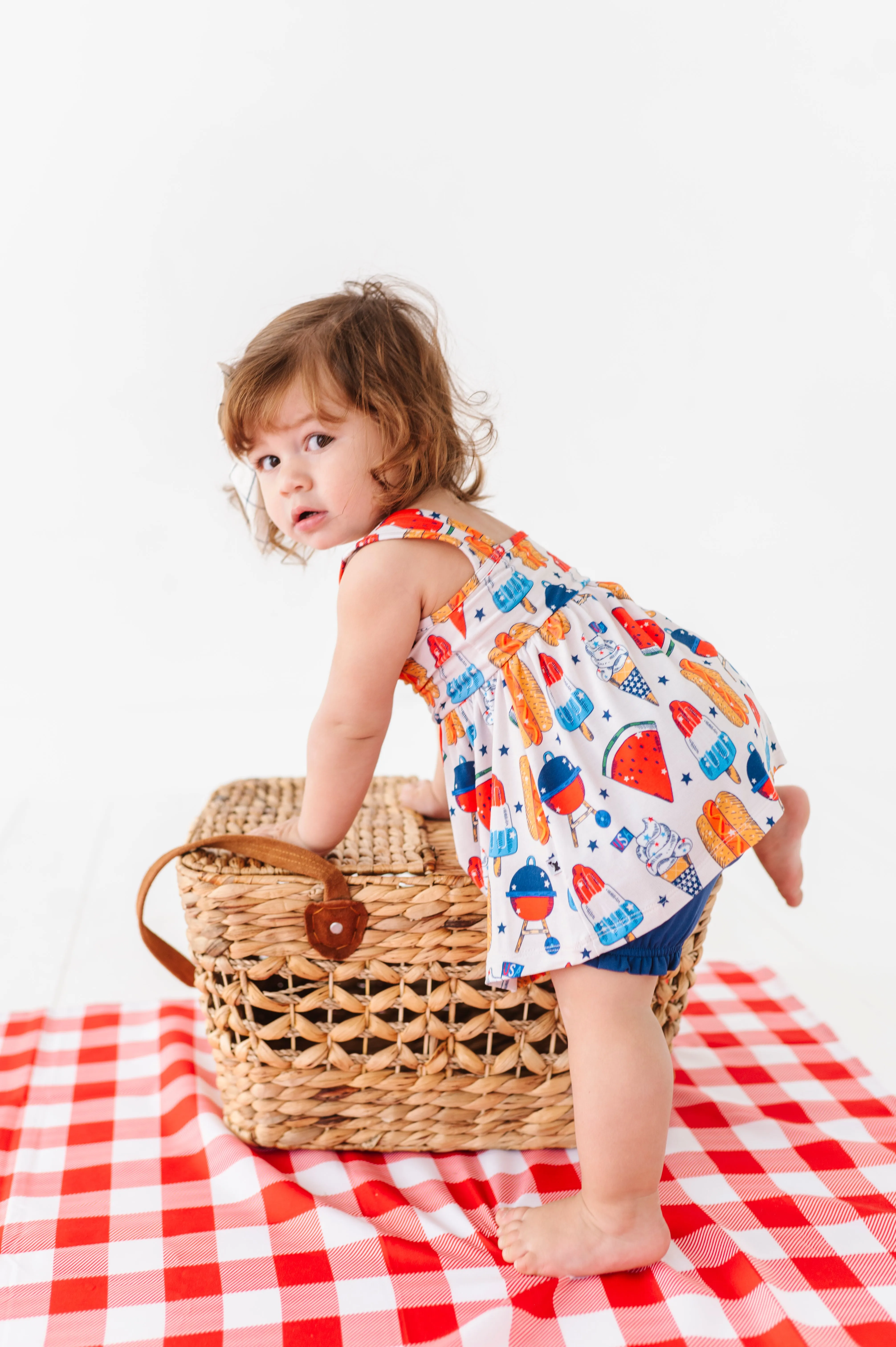 Red, White & BBQ Bummie Set