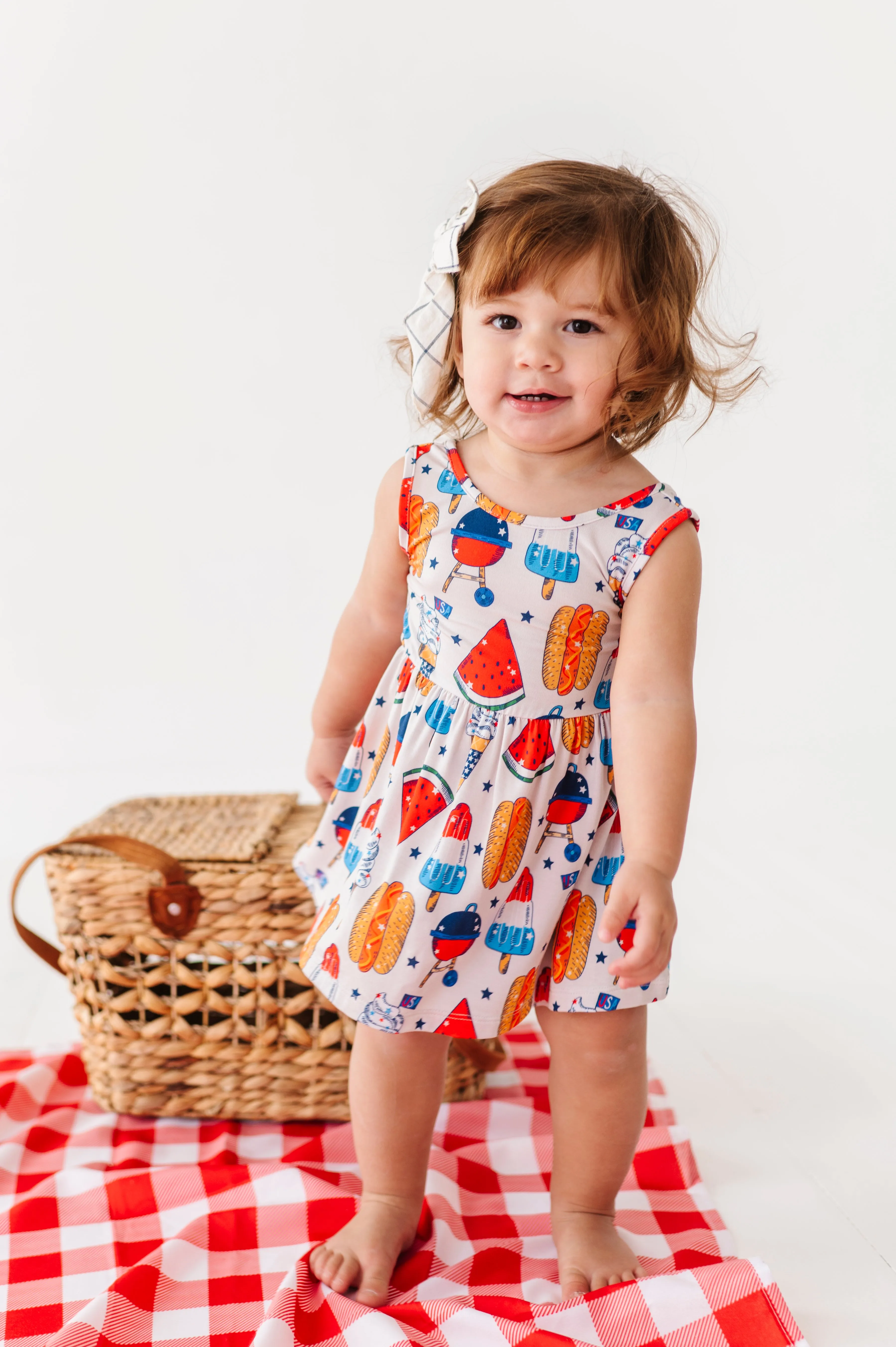 Red, White & BBQ Bummie Set