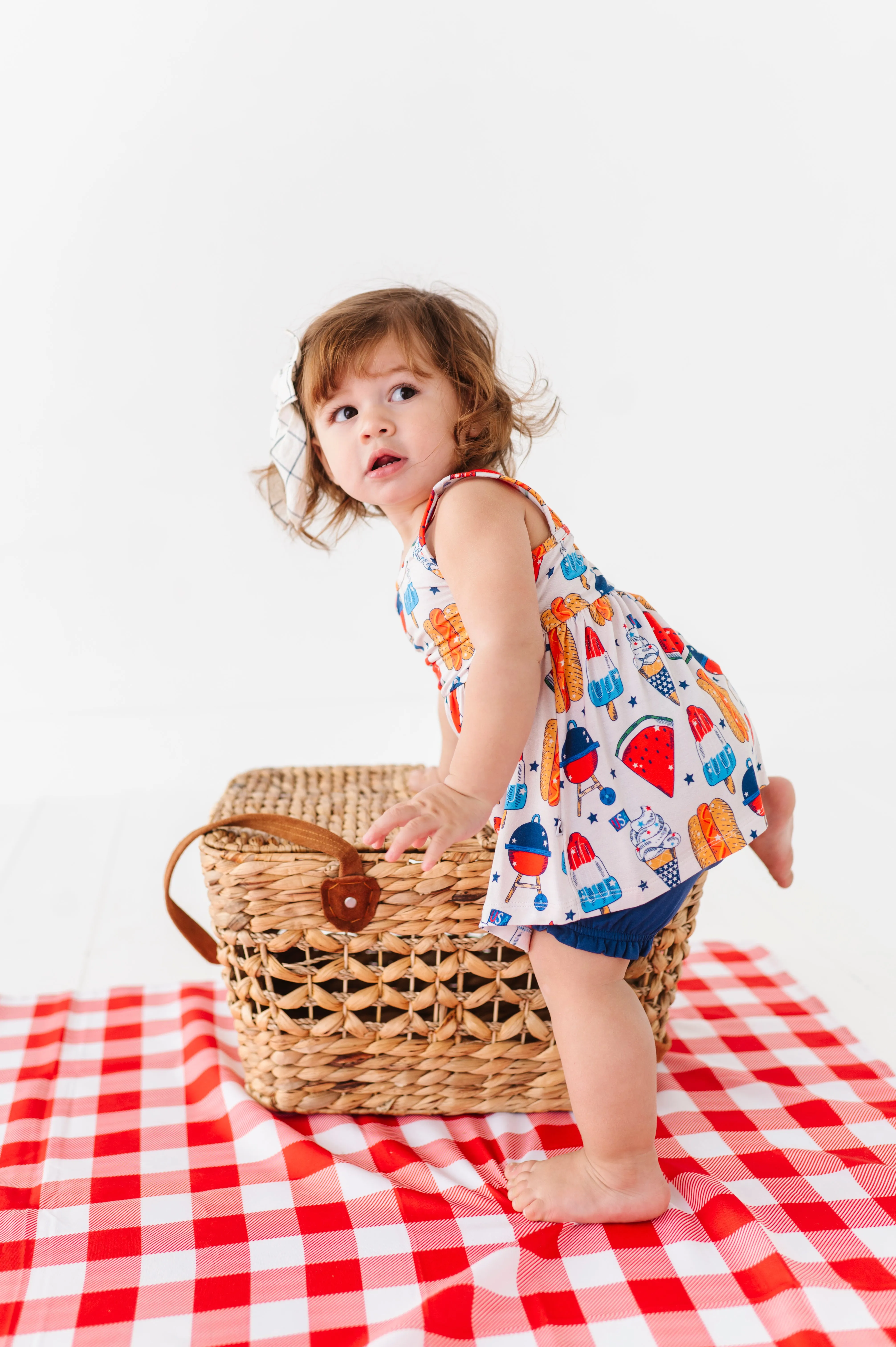 Red, White & BBQ Bummie Set
