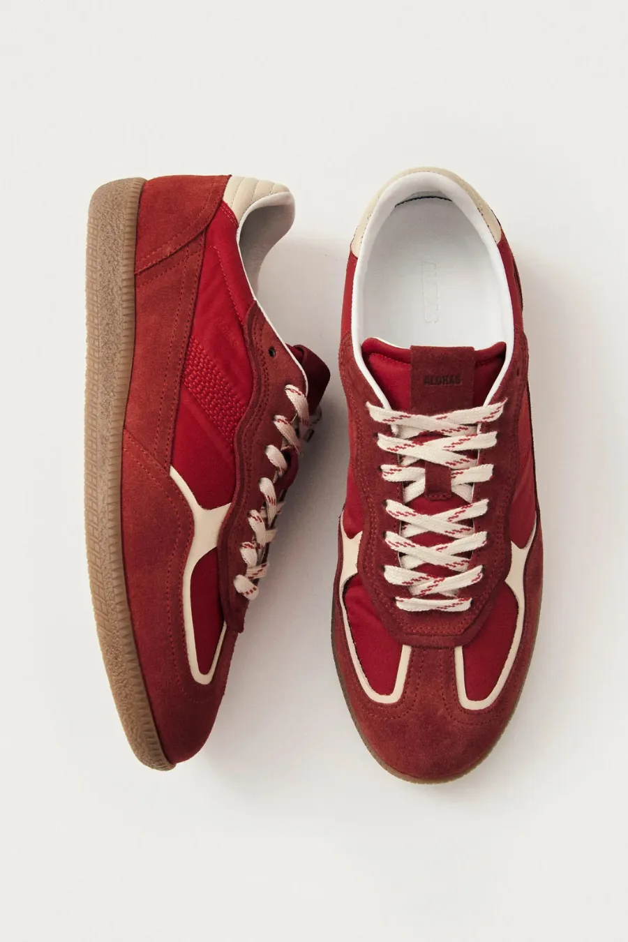 Rife Sheen Red Leather Sneaker