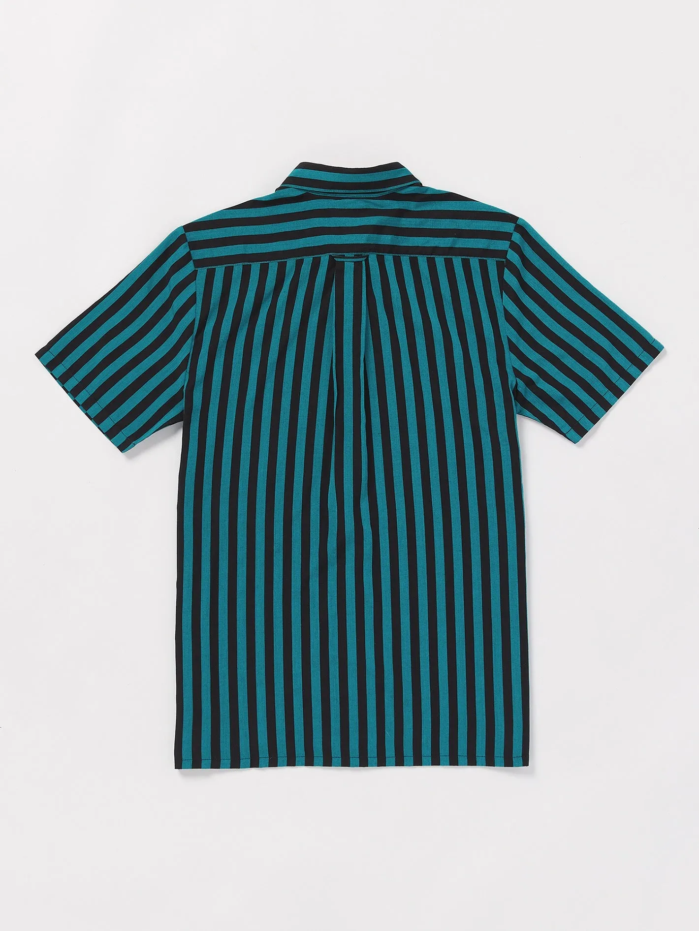 Schroff X Volcom Stripe Short Sleeve Shirt - Dusty Aqua