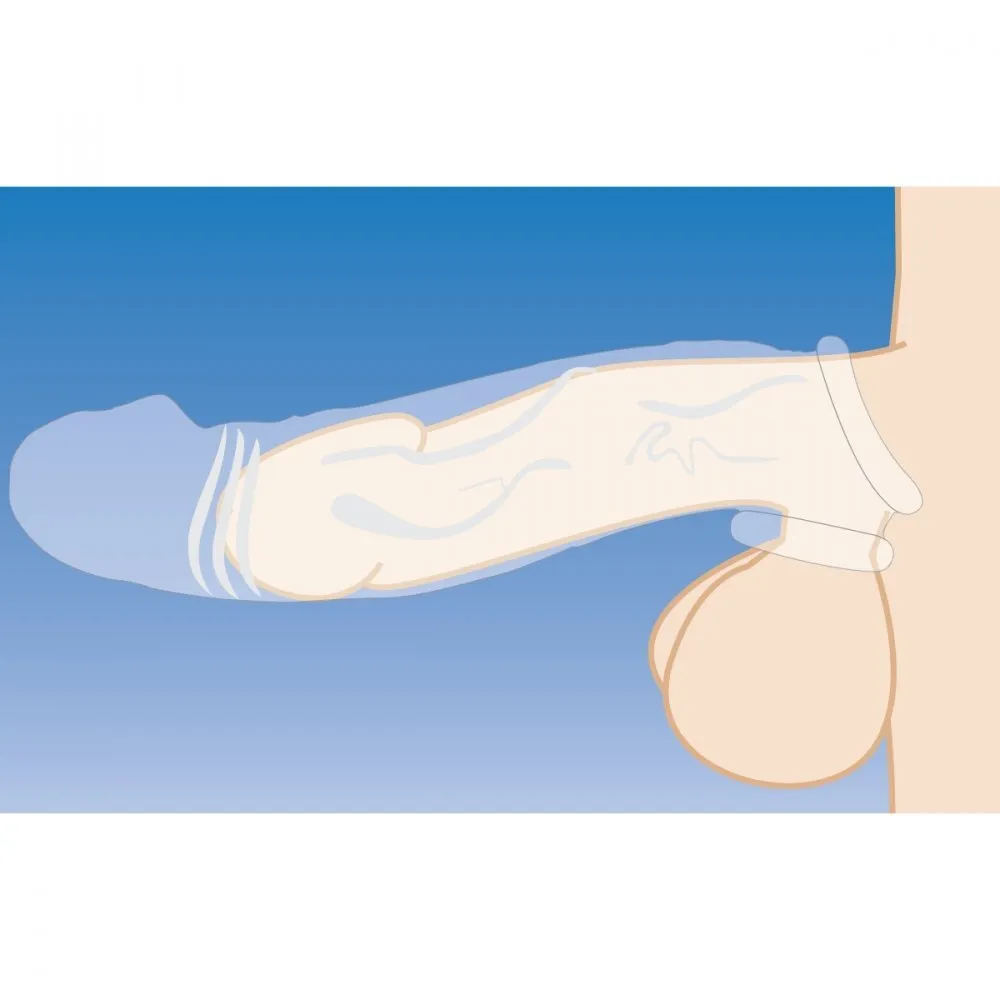 Size Matters 2 Inch Penis Extender Sleeve Clear