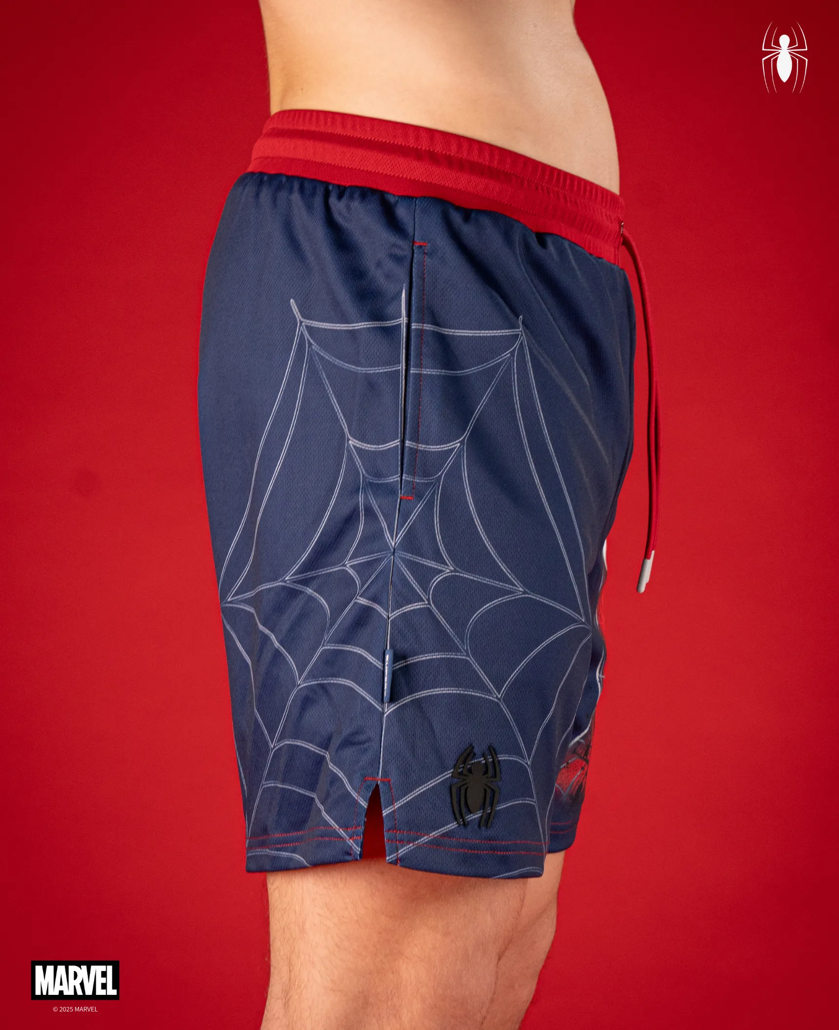 SPIDER-MAN Performance Graphic Shorts 7" - Spidey Blue