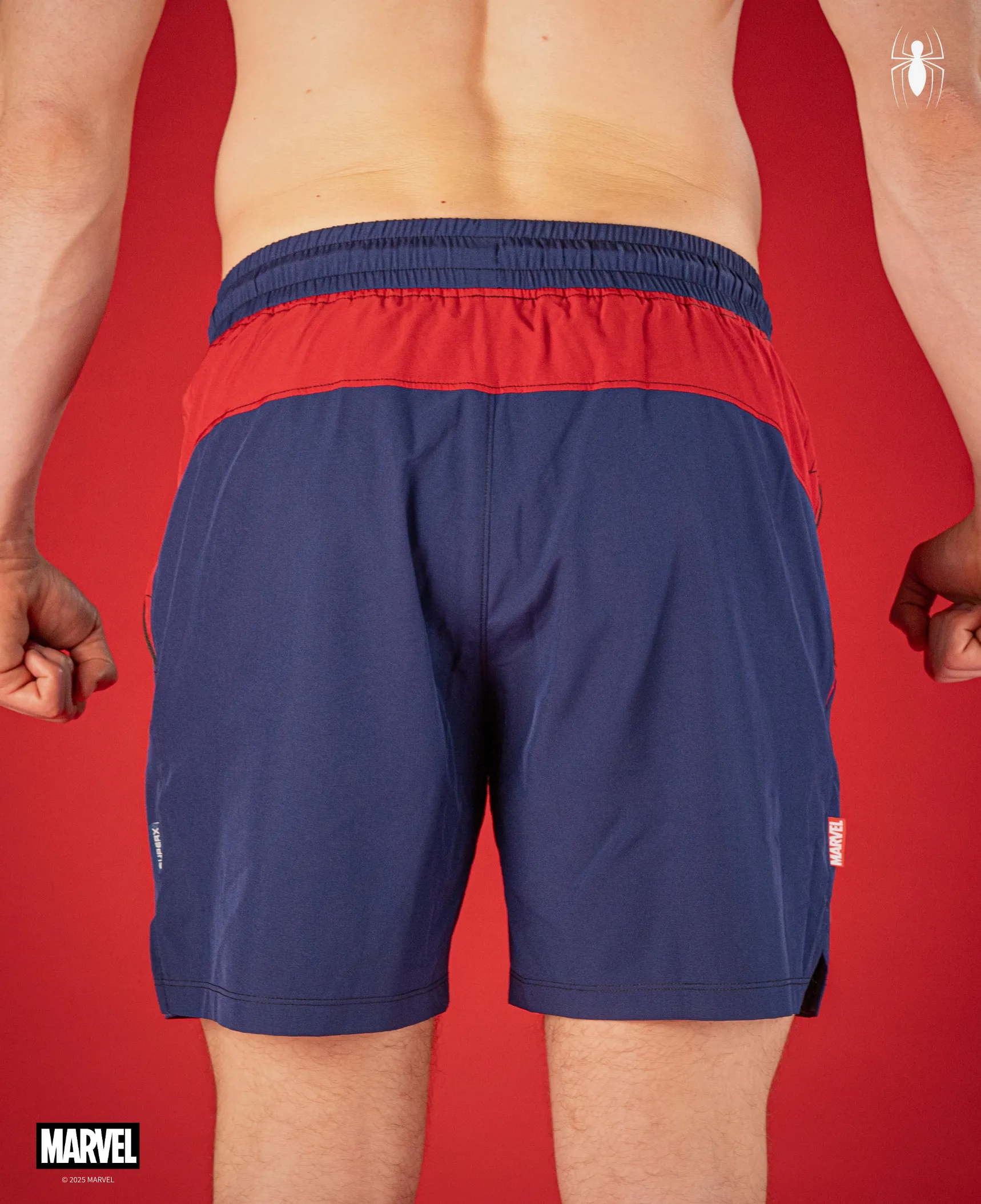 SPIDER-MAN Performance Lined Shorts 7" - Carnage Blue