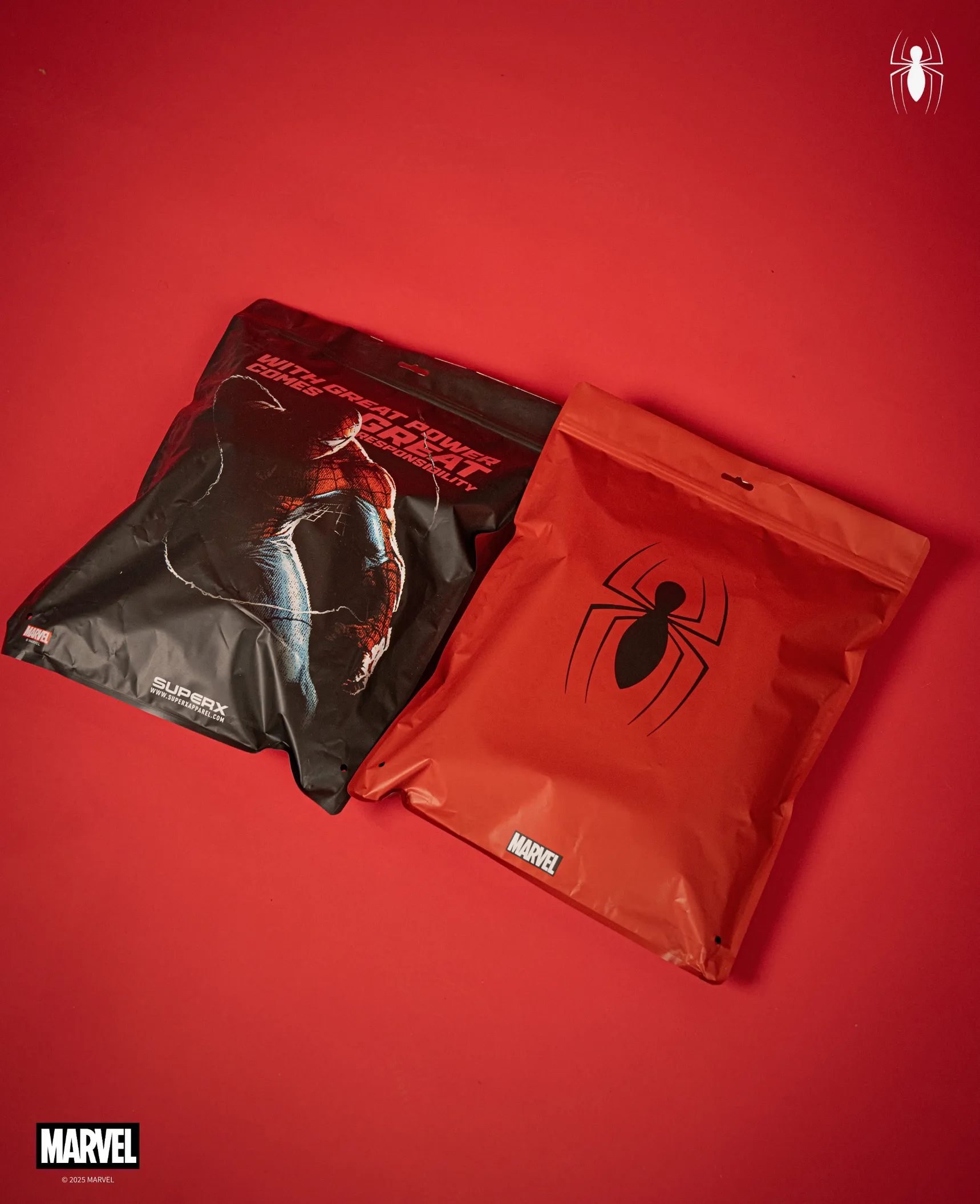 SPIDER-MAN Performance Lined Shorts 7" - Spidey Red