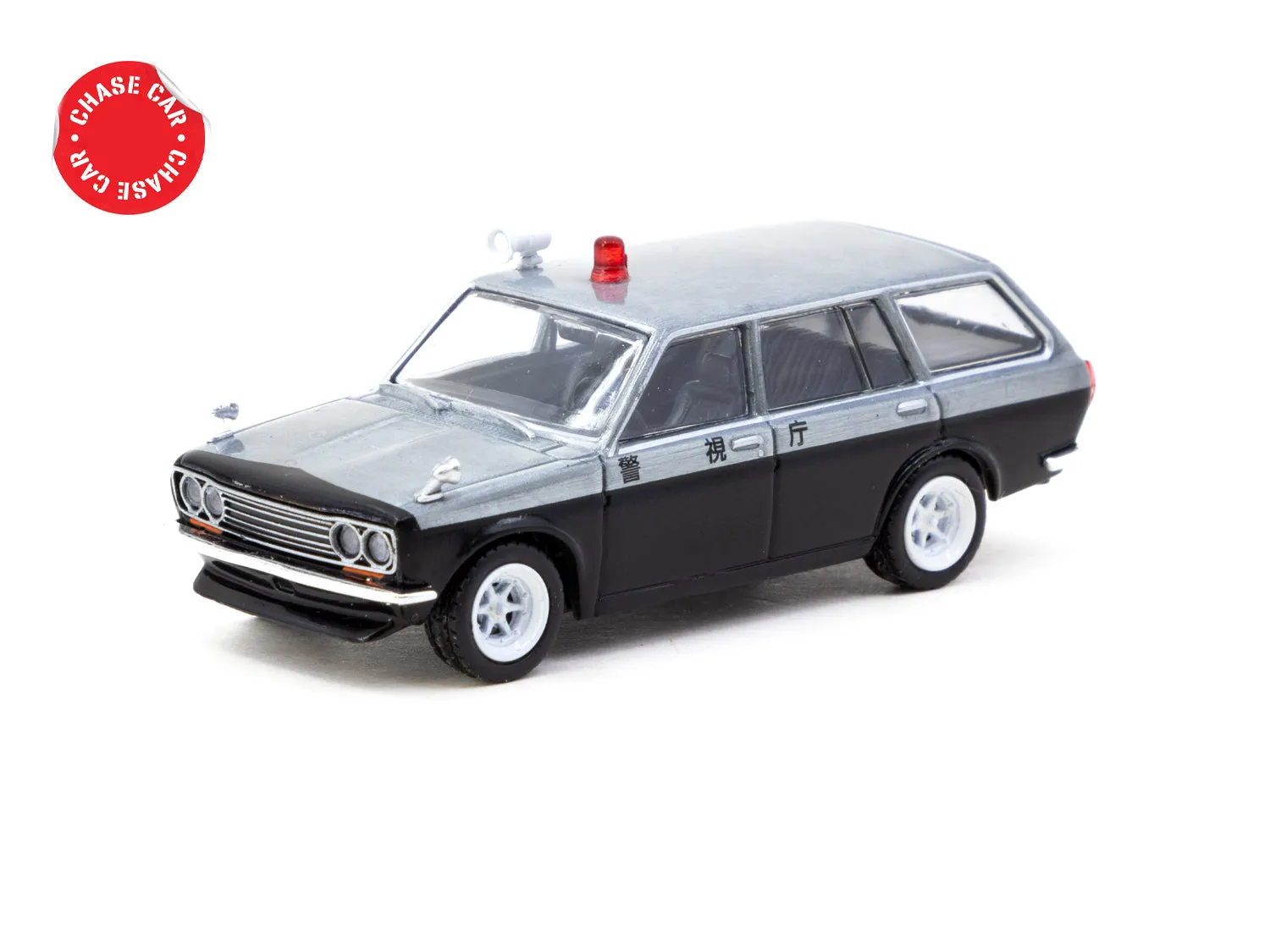 Tarmac Works 1/64 Datsun Bluebird 510 Wagon Japan Police Car- GLOBAL64