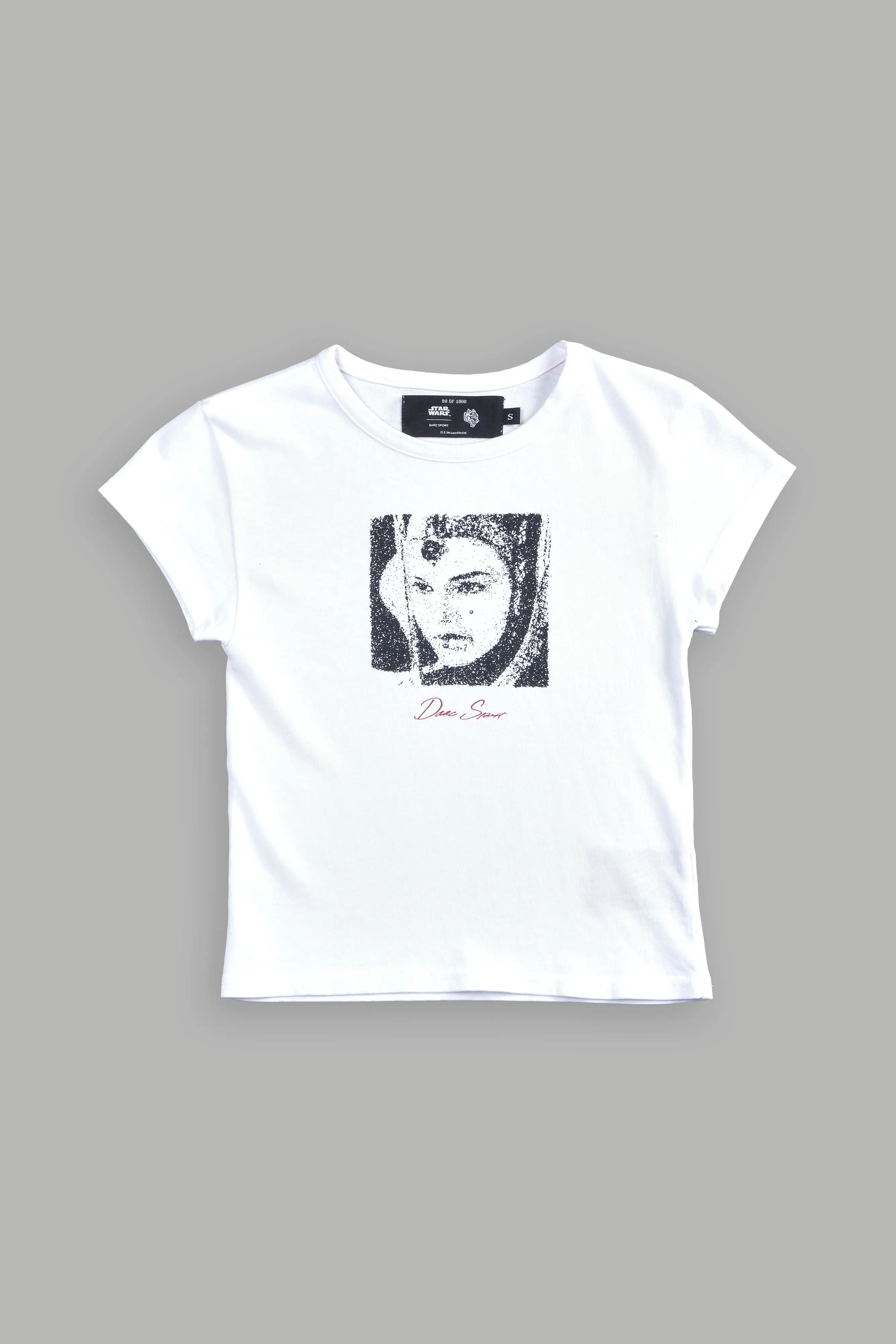 The Queen "Baby" Tee in White