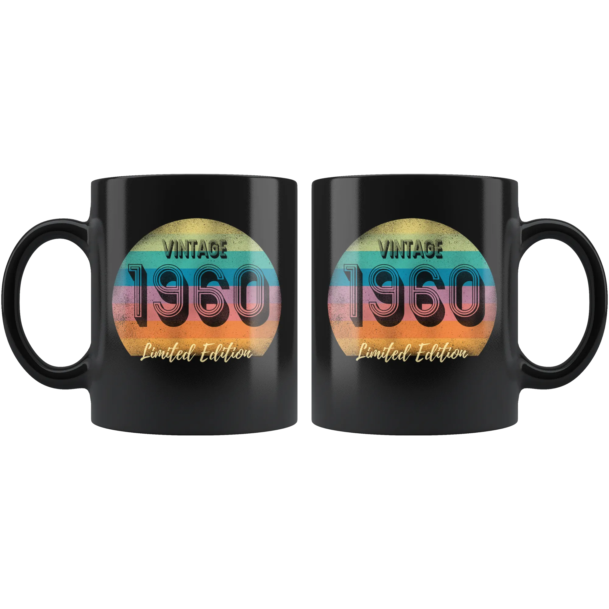 Vintage Mug Limited Edition Year 1960 1970 1980 1990 2000, Millennium Mug, Birthday Gift, Birthday Mug