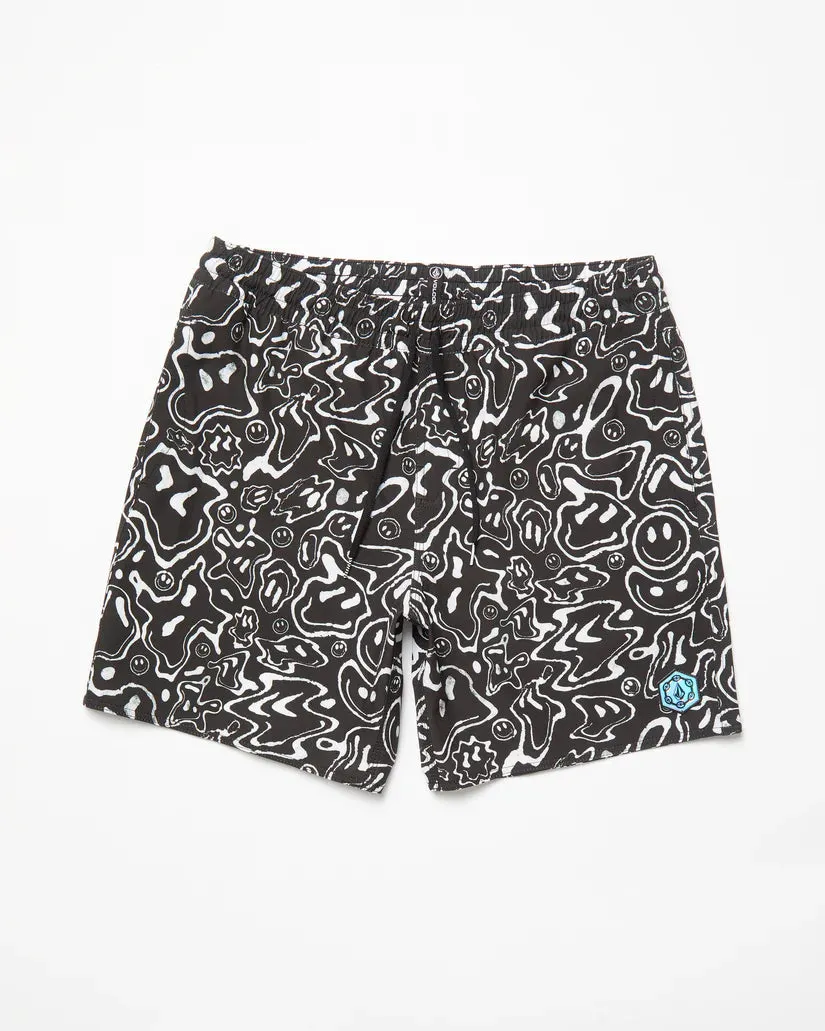 Volcom Men's Filip Rygalski Smil Trunk 17" Boardshorts Black A2512502_BLK