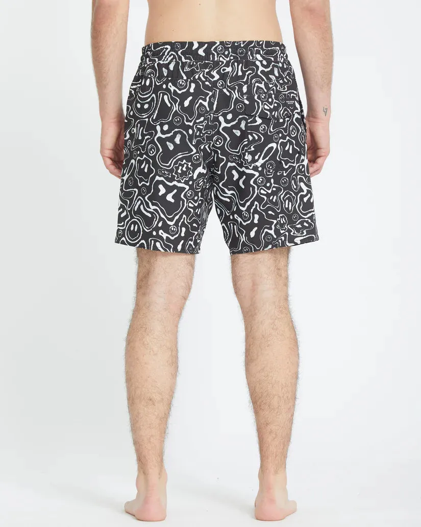 Volcom Men's Filip Rygalski Smil Trunk 17" Boardshorts Black A2512502_BLK