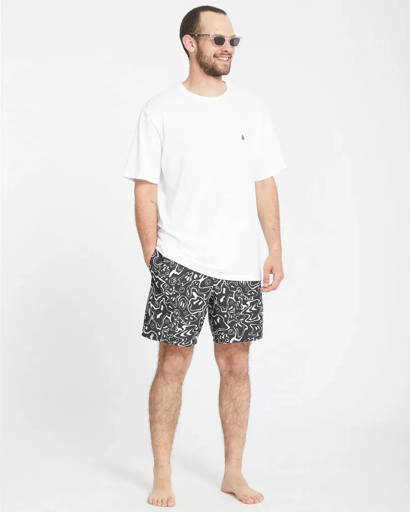 Volcom Men's Filip Rygalski Smil Trunk 17" Boardshorts Black A2512502_BLK