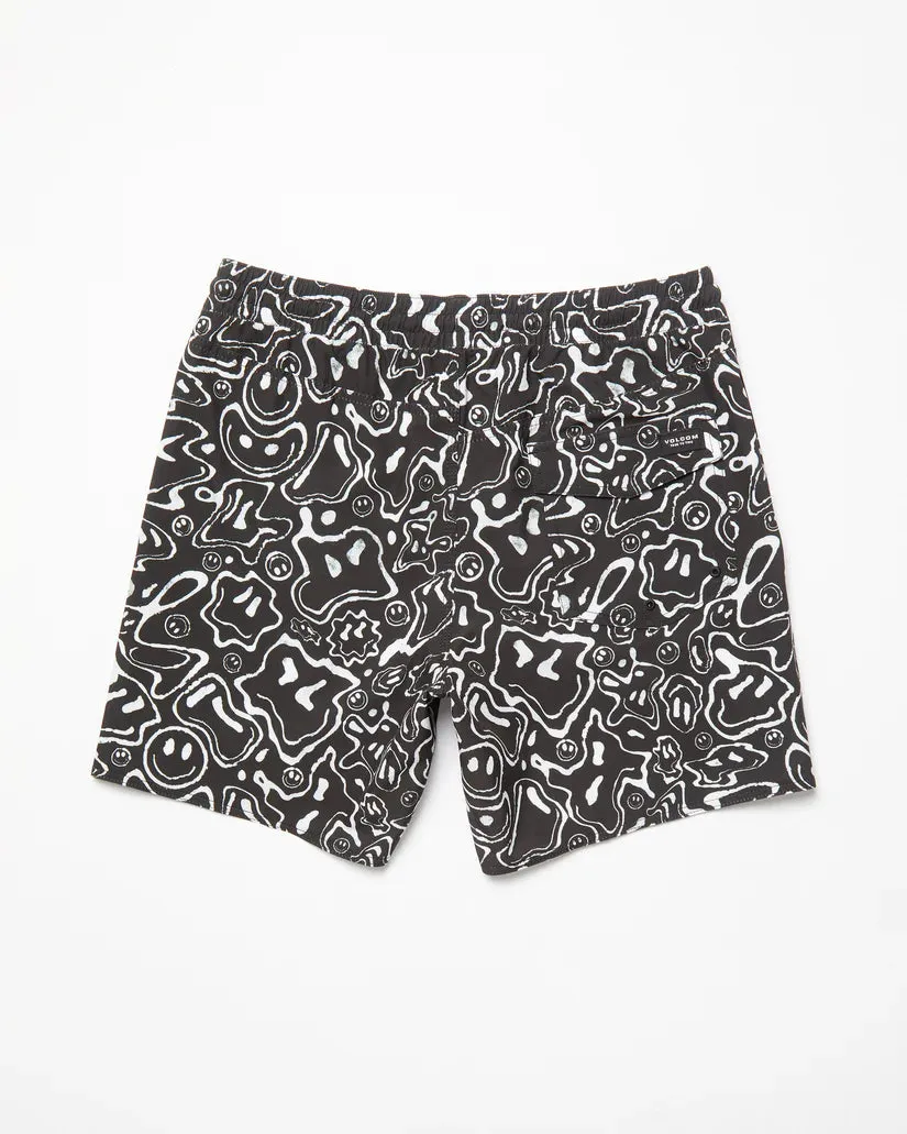 Volcom Men's Filip Rygalski Smil Trunk 17" Boardshorts Black A2512502_BLK