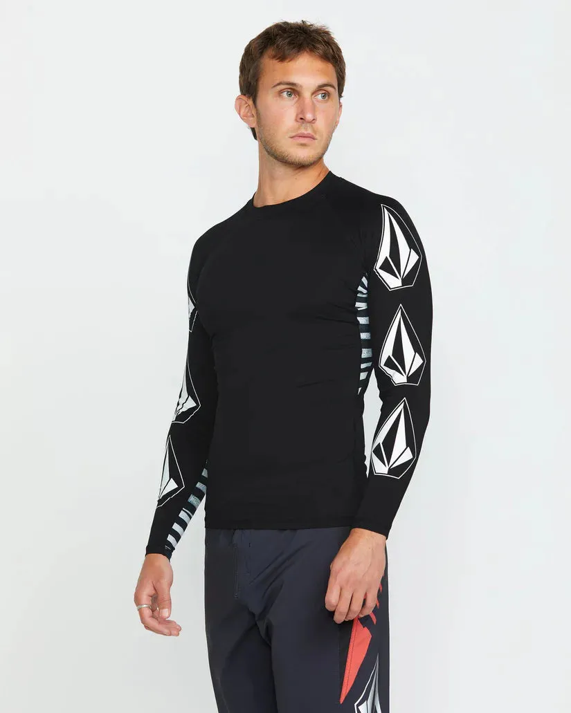 Volcom Men's Surf Vitals J Robinson Rashguard Black A9312504_BLK