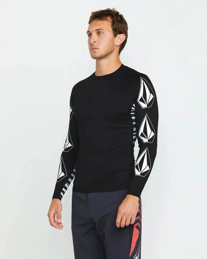 Volcom Men's Surf Vitals J Robinson Rashguard Black A9312504_BLK