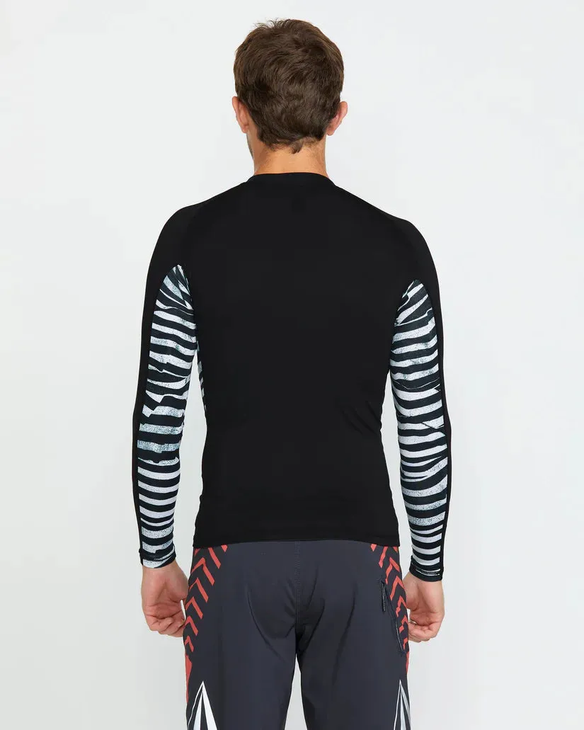 Volcom Men's Surf Vitals J Robinson Rashguard Black A9312504_BLK